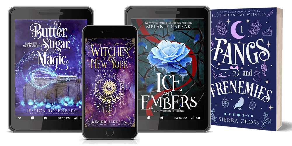 Arcane Covers Fantasy Book Cover Examples- ebook cover, paperback cover, audiobook cover and phone view